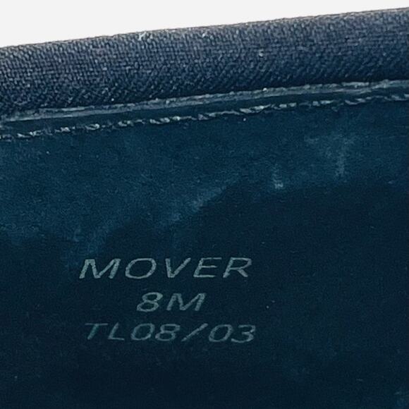 Axcess Mover Black Pumps Size 8 Fabric Upper Leather lining Closed Squared Toe - Picture 6 of 16